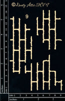 Dusty Attic Chipboard 4x6 - Broken Bits