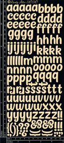 Dusty Attic Chipboard 5x12 - Fun Times ABC Set Lower, DA2698