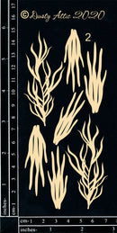 Dusty Attic Chipboard 3x6 - Ocean Elements