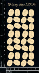 Dusty Attic Chipboard 3x6 - Coffee Beans, DA2842
