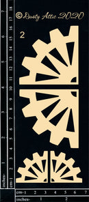Dusty Attic Chipboard 3x6 - Gear Corners