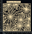 Dusty Attic Chipboard 6x6 - Spider Web Panel ~ Small, DA3075
