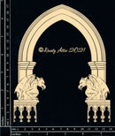 Dusty Attic Chipboard - Gothic Arch