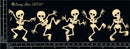 Dusty Attic Chipboard 3x10 - Dancing Skeletons