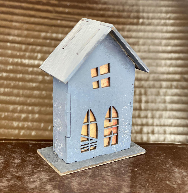 Dusty Attic Chipboard 3x9 - 3D Haunted House
