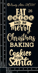 Dusty Attic Chipboard 3x6- Mini Captions