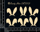 Dusty Attic Chipboard 3x4 - Bunny Headbands, DA3278