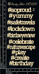 Dusty Attic Chipboard 3x6 - Daily