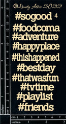 Dusty Attic Chipboard 3x6 - Daily