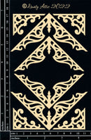 Dusty Attic Chipboard 5x7 - Fancy Corners