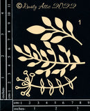 Dusty Attic Chipboard 3x4 - Botanic Mix