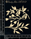 Dusty Attic Chipboard 3x4 - Botanic Mix