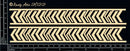 Dusty Attic Chipboard 3x9 - Broken Chevrons Large, DA3371