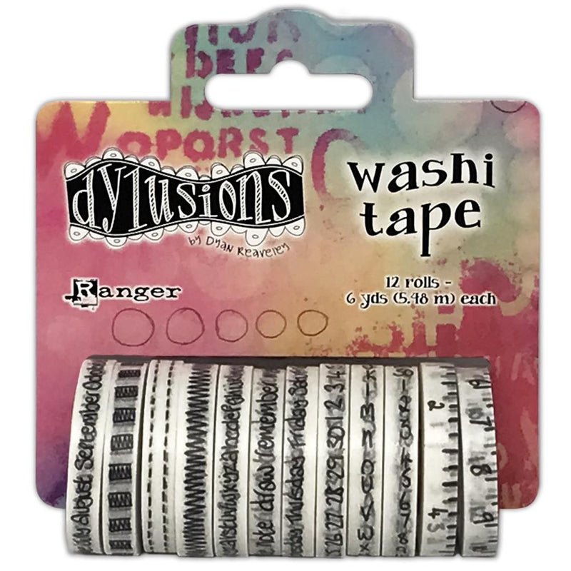 Dyan Reaveley's Dylusions Washi Tape Set - White, DYA78685