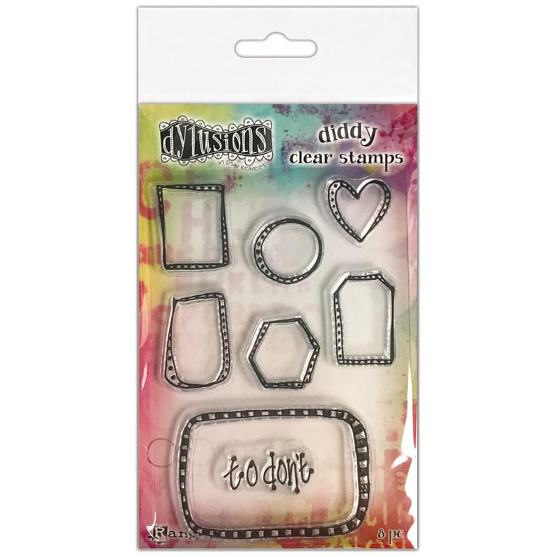 Dyan Reaveley's Dylusions Diddy Stamp Set - Box It Up, DYB79989