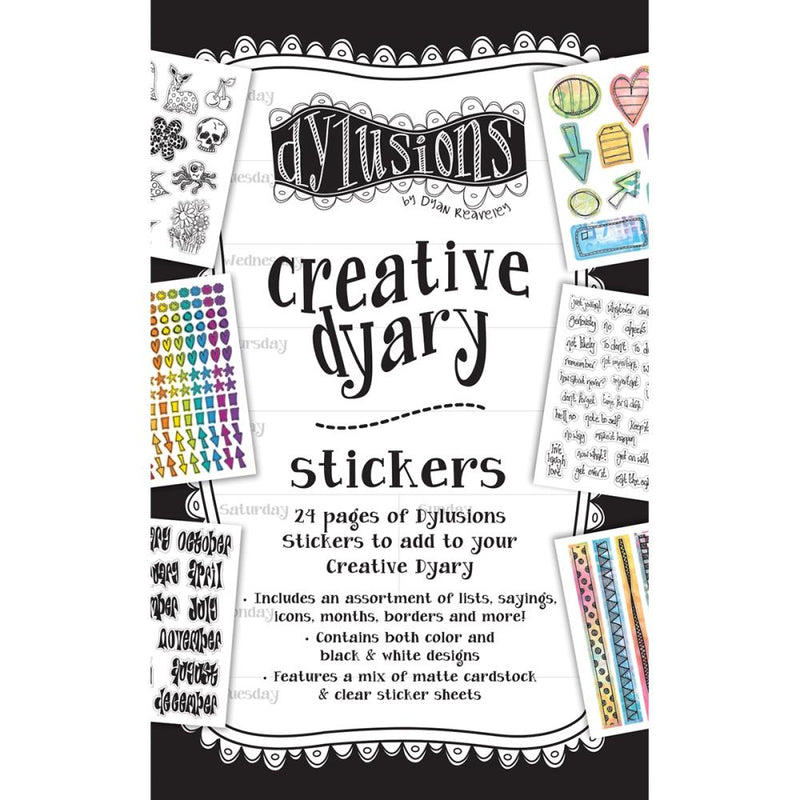 Dyan Reaveley's Dylusions Creative Dyary Sticker Book, DYE56676
