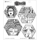 Dyan Reaveley's Dylusions Stamp Set 8.5"X7"  - A Head Start, DYR76766