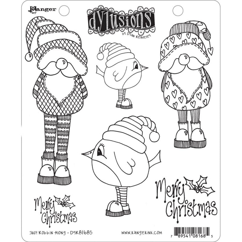 Dyan Reaveley's Dylusions Stamp Set - Just Robbin Along, DYR81685