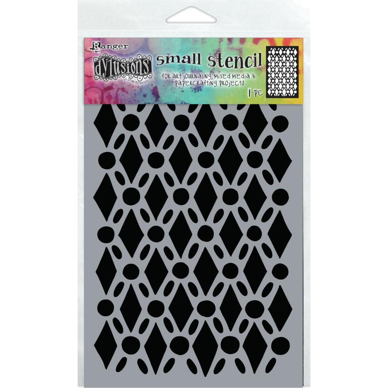 Dyan Reaveley's Dylusions Stencil, Small 5" x 8"  - Fancy Floor, DYS71440