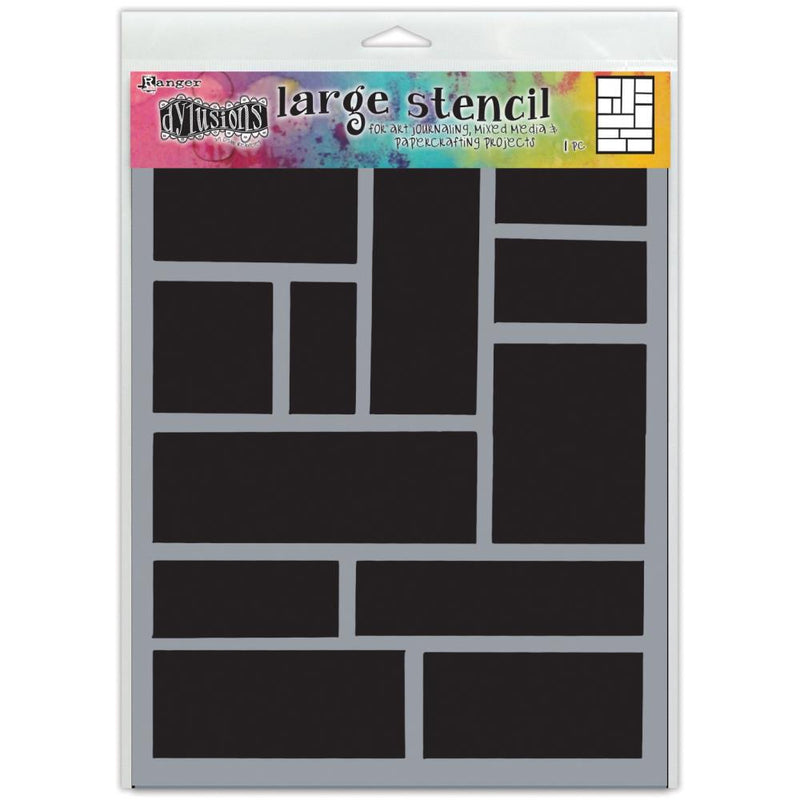 Dyan Reaveley's Dylusions Stencil, Large 9" x 12" - Blocking, DYSL77992