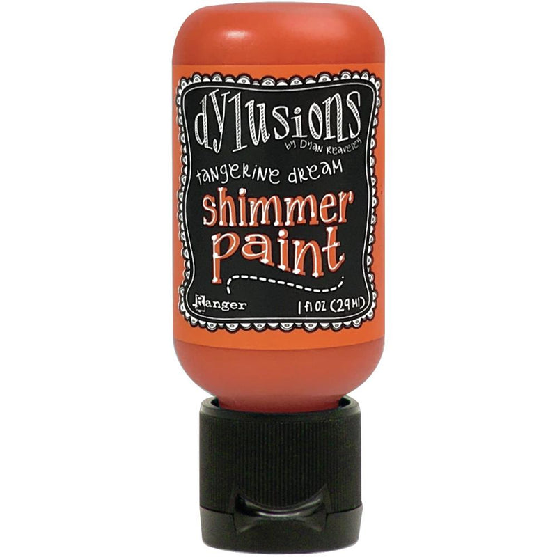 Dyan Reaveley's Dylusions Shimmer Paint - Tangerine, DYU 74472 WAS $3.49
