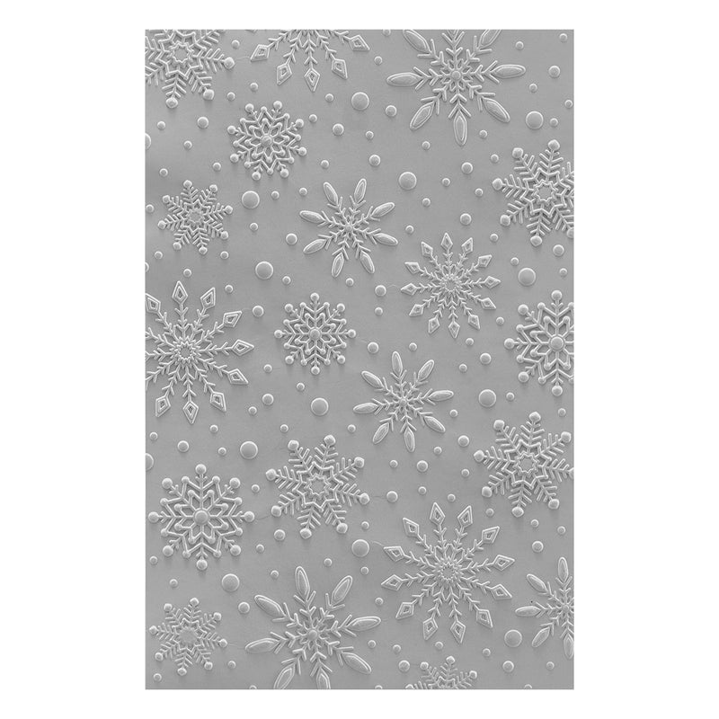 Spellbinders 3D Embossing Folder - Flurry of Snowflakes, E3D-042