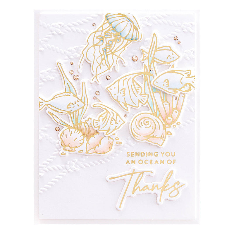 Spellbinders 3D Embossing Folder - Cast Away, E3D-054