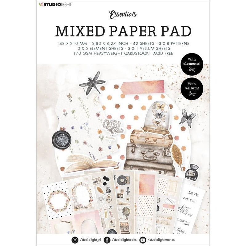 Studio Light - Mixed Paper Pad -Nr 12, ESMPP12