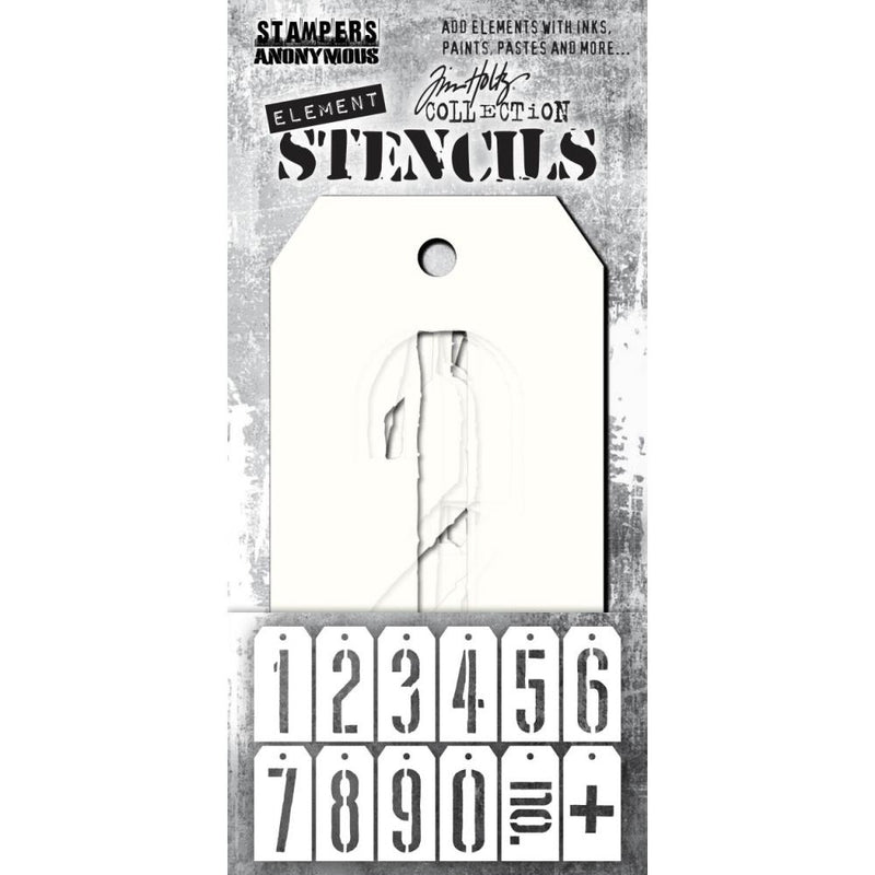 Stampers Anonymous Element Stencils 12Pc - Mechanical, EST001 by: Tim Holtz