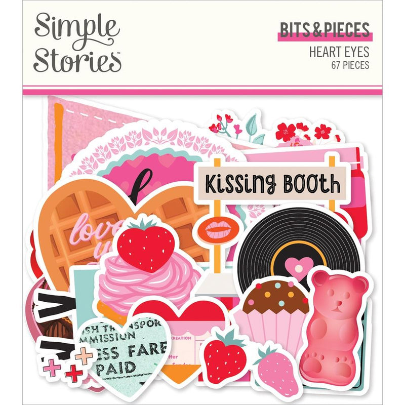 Simple Stories Bits & Pieces - Heart Eyes, 19417