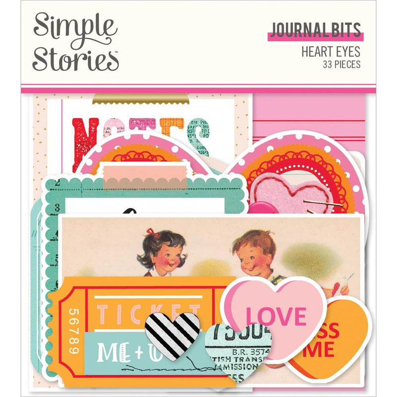 Simple Stories Bits & Pieces - Heart Eyes - Journal, 19418