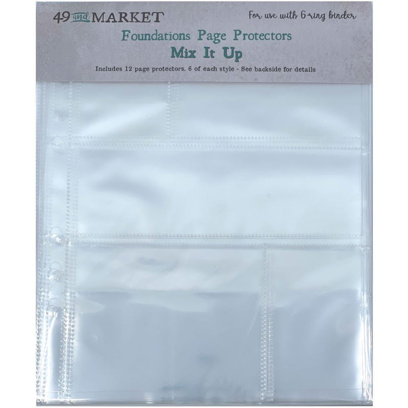 49 and Market Foundations Page Protectors 6x8 - Mix It Up, FA33942