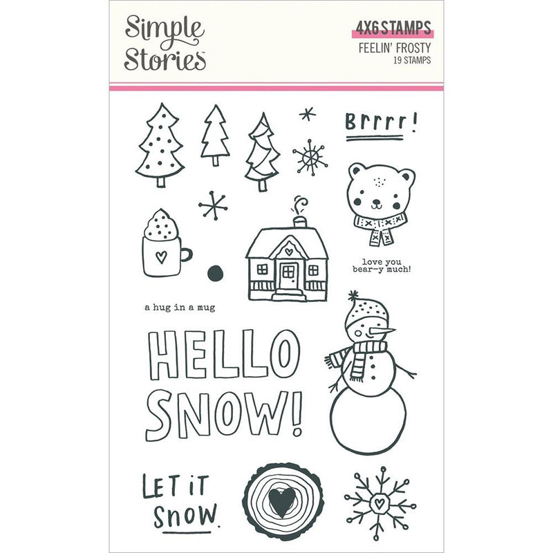 Simple Stories - Feelin' Frosty - 4x6 Stamp Set, FEE16623