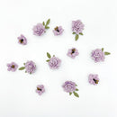 49 and Market Paper Flowers - Florets - Soft Lilac, FM-38992