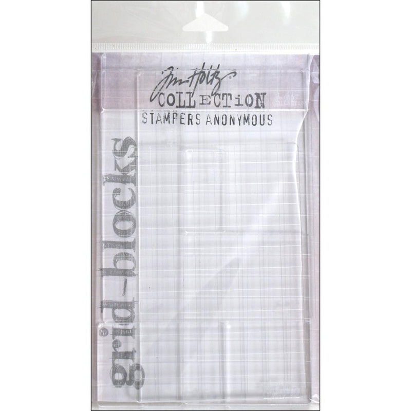 Stampers Anonymous - Grid Blocks 9Pc, GBXL by Tim Holtz
