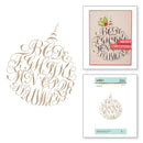 Glimmer Hot Foil Plate - Calligraphy Alphabet Ornament, GLP-088 Retired