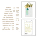 Spellbinders Glimmer Hot Foil Plate - Celebrate You Glimmer Sentiments, GLP-314