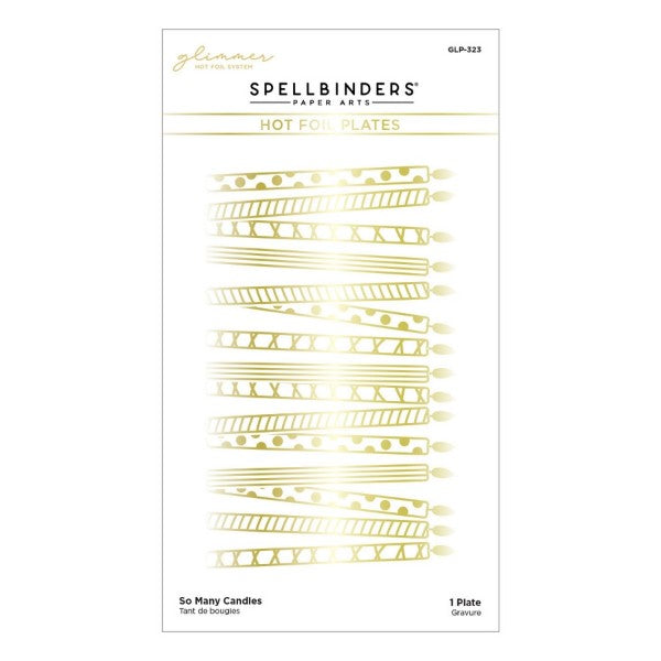 Spellbinders - So Many Candles Glimmer Hot Foil Plates, GLP-323