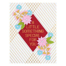 Spellbinders Glimmer Plate - Glimmer Crossed Lines Cardfront, GLP-344