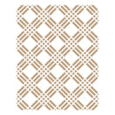 Spellbinders Glimmer Hot Foil Plate - Tic Tac Toe Plaid, GLP-354