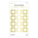 Spellbinders Glimmer Hot Foil Plate - Tic Tac Toe Plaid, GLP-354