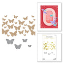 Spellbinders Glimmer Hot Foil Plate & Die Set - Fluttering By, GLP-376
