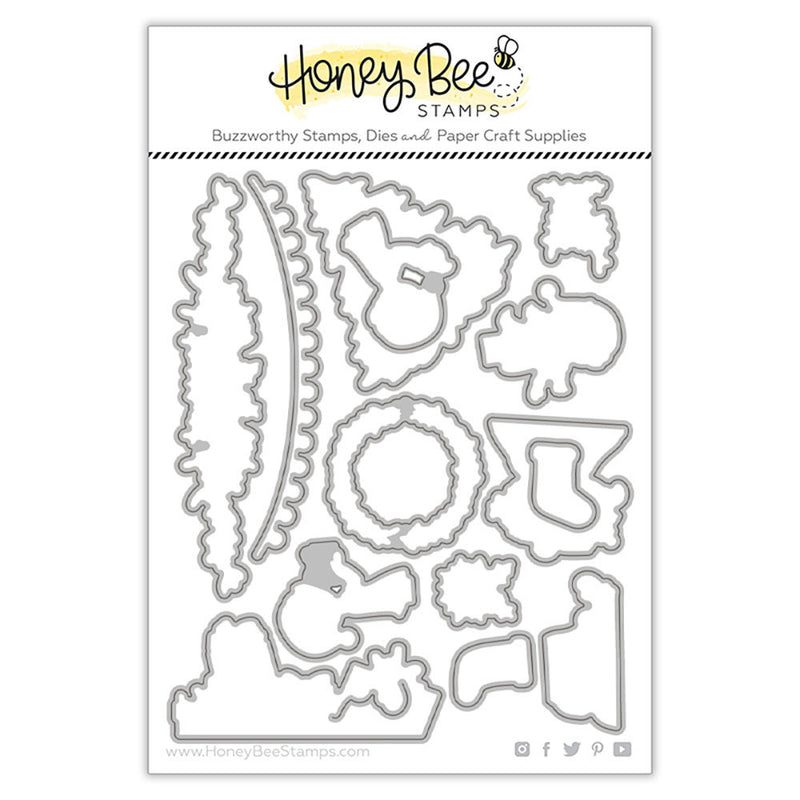Honey Bee - Loads of Holiday Cheer Stamp & Honey Cuts Sets, HBST387, HBDS387