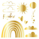 Honey Bee - Rainbow Hot Foil Plate, HBDS-RAIHFP