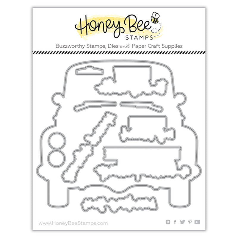 Honey Bee  - Big Pickup Cab Stamp & Honey Cuts Sets, HBST283, HBDS283