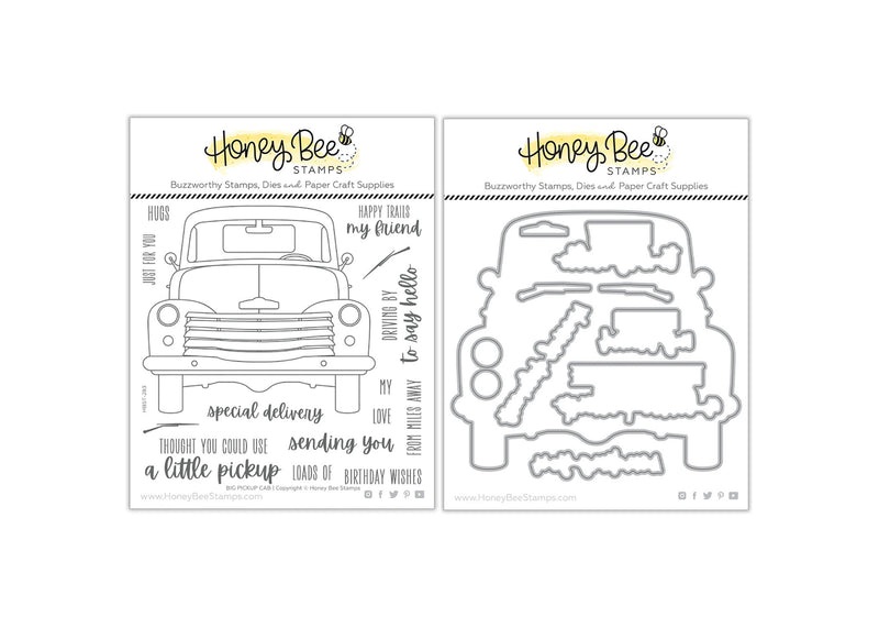 Honey Bee  - Big Pickup Cab Stamp & Honey Cuts Sets, HBST283, HBDS283