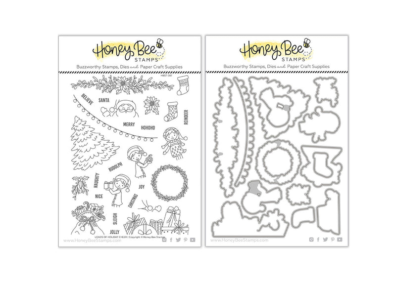 Honey Bee - Loads of Holiday Cheer Stamp & Honey Cuts Sets, HBST387, HBDS387