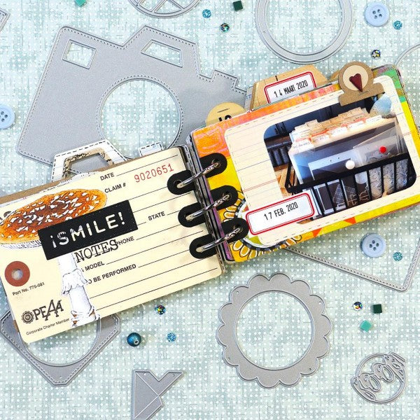 Elizabeth Craft Designs Stamp & Die Kit - Camera Insert Kit, K001