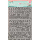 Stamperia Circle of Love Greyboard Cut-Outs - Alphabet, LSPDA430 WAS $13.70