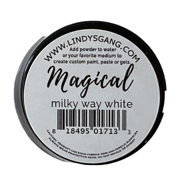 Lindy's Stamp Gang Magicals Jar - Milky Way White, MAG-JAR-07